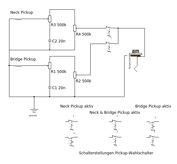 Bild Schaltplan Les Paul